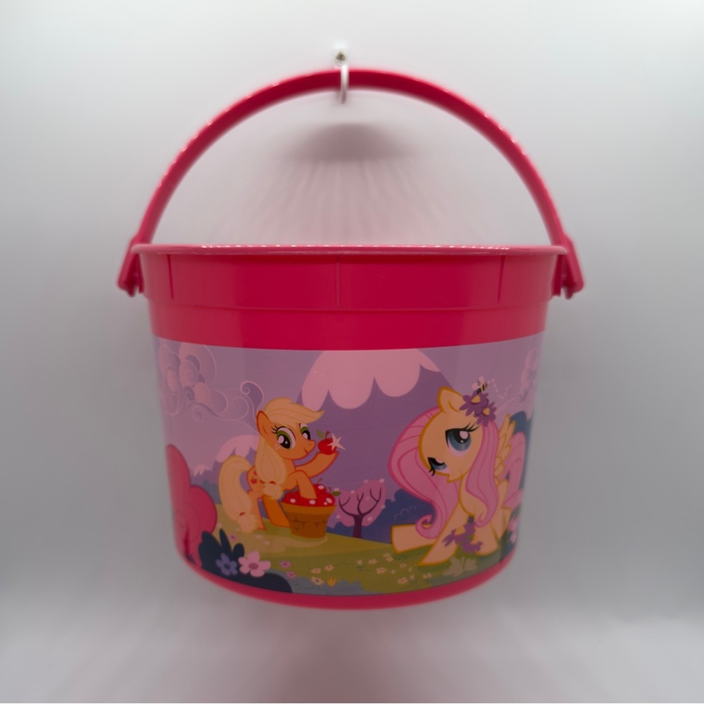 My Little Pony themed plastic favor or treat container/bucket